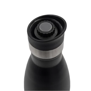 Butelka próżniowa z ustnikiem 360° Yakima, czarny (R08195.02)