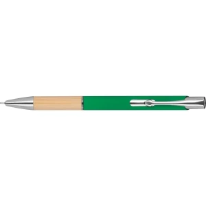Długopis metalowy półżelowy NAPLES - zielony (GE-4333-09)