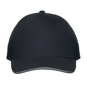 5-panelowa bawełniana czapka LED 2 - LUZCAP (MO2439-03)