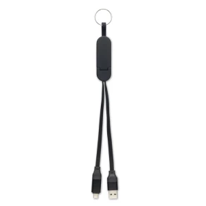 Brelok z kablami 60W z ABS z recyk - CABO (MO2443-03)