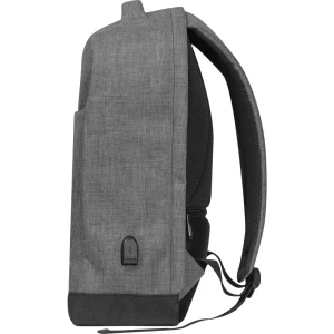 Plecak z USB - ciemnoszary - (GM-63589-77)