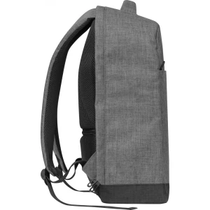 Plecak z USB - ciemnoszary - (GM-63589-77)