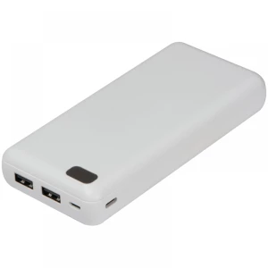 Power bank 20 000 mAh - biały - (GM-31498-06)