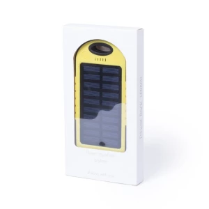 Wodoodporny power bank 4000 mAh, ładowarka słoneczna (V0354-08)