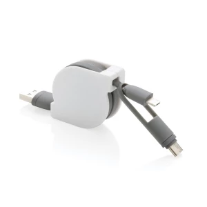 Zwijany kabel do ładowania i synchronizacji 3 w 1 (P302.223)