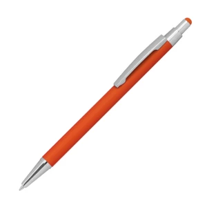 Długopis metalowy, gumowany - pomarańczowy - (GM-10964-10)