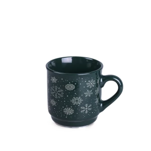 Kubek Claus 220ml ciemnozielony/ciemnozielony (M541)