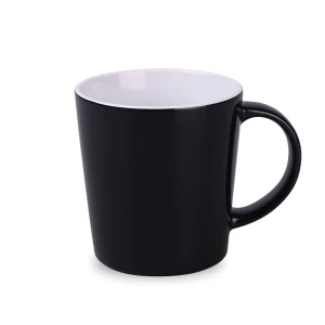 Kubek Berg 380ml czarny/biały (M547)