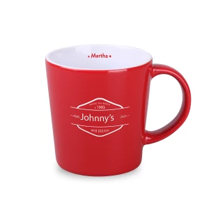 Kubek Berg 380ml czerwony/biały (M547)