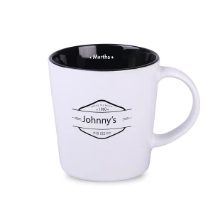 Kubek Berg Duo 380ml biały/czarny (M549)