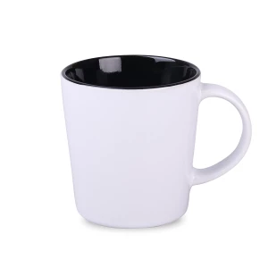 Kubek Berg Duo 380ml biały/czarny (M549)