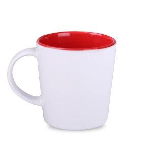Kubek Berg Duo 380ml biały/czerwony (M549)