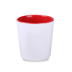 Kubek Berg Duo 380ml biały/czerwony (M549)