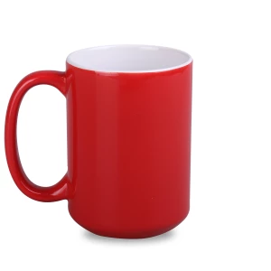 Kubek Nevada 450ml czerwony/biały (M552)