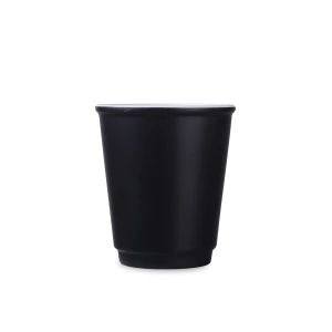 Kubek Optimo 200ml czarny/biały (M555)