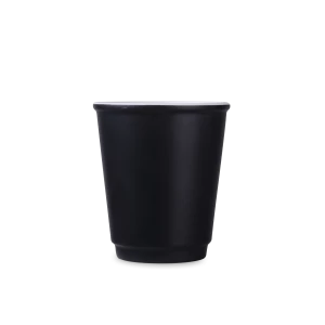 Kubek Optimo 200ml czarny/biały (M555)