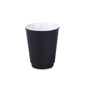 Kubek Optimo 200ml czarny/biały (M555)