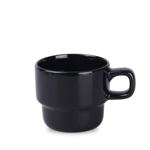 Kubek Astrid 230ml czarny/czarny (M545)