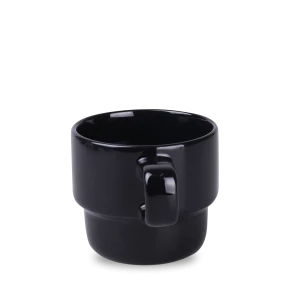 Kubek Astrid 230ml czarny/czarny (M545)
