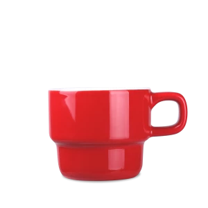 Kubek Astrid 230ml czerwony/biały (M545)