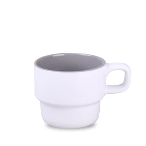 Kubek Astrid Duo 230ml biały/szary (M546)