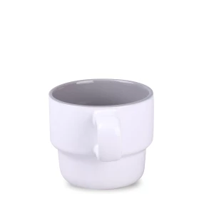 Kubek Astrid Duo 230ml biały/szary (M546)