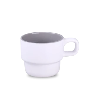 Kubek Astrid Duo 230ml biały/szary (M546)
