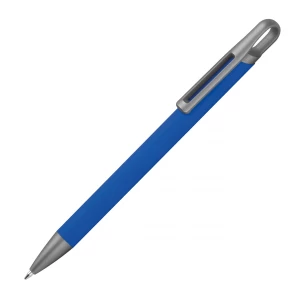 Długopis aluminiowy z recyklingu, półżelowy - niebieski - (GM-14440-04)