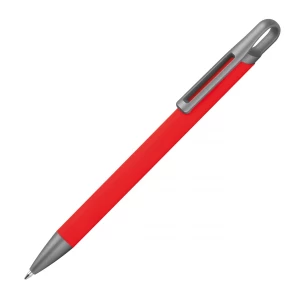 Długopis aluminiowy z recyklingu, półżelowy - czerwony - (GM-14440-05)