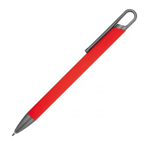 Długopis aluminiowy z recyklingu, półżelowy - czerwony - (GM-14440-05)