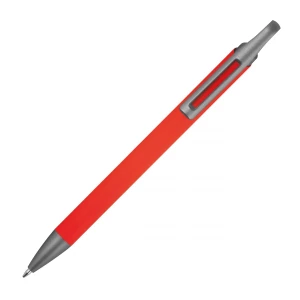 Długopis aluminiowy z recyklingu, półżelowy - czerwony - (GM-14440-05)