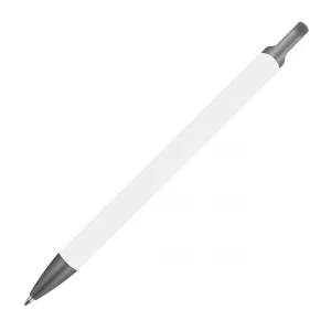 Długopis aluminiowy z recyklingu, półżelowy - biały - (GM-14440-06)
