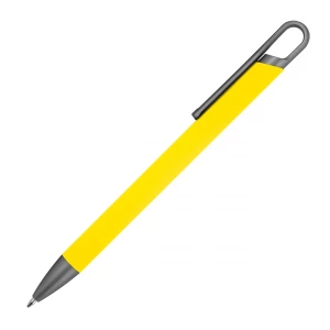 Długopis aluminiowy z recyklingu, półżelowy - żółty - (GM-14440-08)