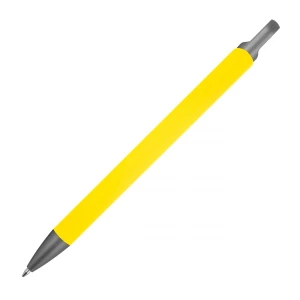 Długopis aluminiowy z recyklingu, półżelowy - żółty - (GM-14440-08)