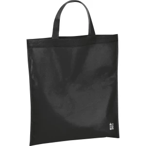Torba non-woven z krótkimi uszami 80g/m2 - czarny - (GM-64804-03)