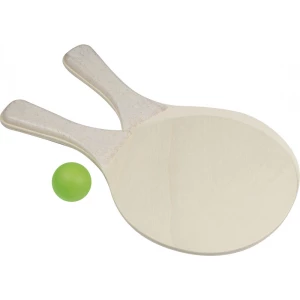 Zestaw paletek plażowych - beżowy - (GM-53587-13)