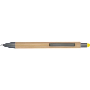 Długopis drewniany - żółty - (GM-12194-08)