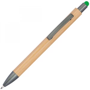Długopis drewniany - zielony - (GM-12194-09)