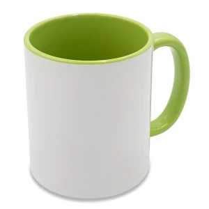 Kubek z z powłoką sublimacyjną Gaeta 330 ml, jasnozielony (R85319.55)