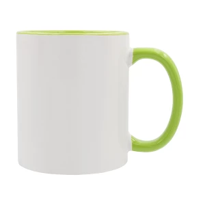 Kubek z z powłoką sublimacyjną Gaeta 330 ml, jasnozielony (R85319.55)