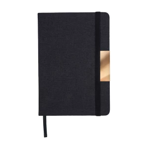 Notes A5, w oprawie z materiału RPET, Westminster, czarny (R64023.02)