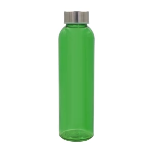 Kolorowa, szklana butelka Aqua Kuba 500 ml, zielony (R08176.05)