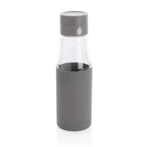 Szklana butelka 650 ml Ukiyo, monitorująca ilość wypitej wody (P436.722)