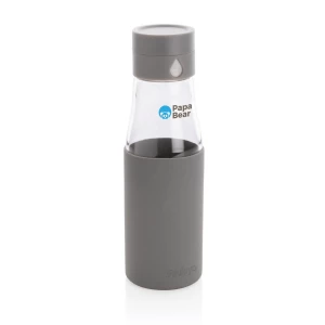 Szklana butelka 650 ml Ukiyo, monitorująca ilość wypitej wody (P436.722)