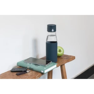 Szklana butelka 650 ml Ukiyo, monitorująca ilość wypitej wody (P436.725)