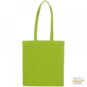 Torba bawełniana, długie uchwyty - jasnozielony - (GM-60880-29)