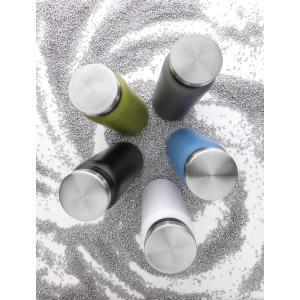 Butelka termiczna 600 ml, stal nierdzewna z recyklingu (P433.025)
