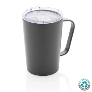 Kubek termiczny 420 ml, stal nierdzewna z recyklingu (P433.052)