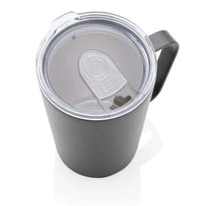 Kubek termiczny 420 ml, stal nierdzewna z recyklingu (P433.052)