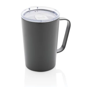 Kubek termiczny 420 ml, stal nierdzewna z recyklingu (P433.052)